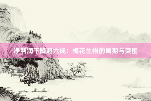 净利润下降超六成：梅花生物的周期与突围